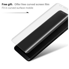 IMAK rugalmas TPU tok Xiaomi Mi 11 Ultra készülékhez + IMAK kijelzővédő - ÁTTETSZŐ