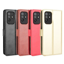 Oldalra nyíló tok Oppo Reno5 Z telefonhoz - FEKETE