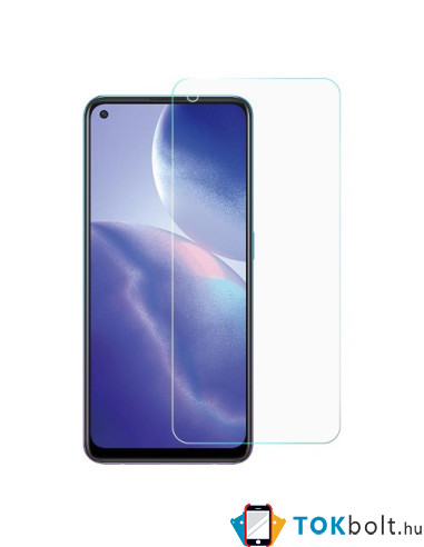 Kijelzővédő karcálló edzett üveg Oppo Reno5 Z típusú készülékhez - 1 db