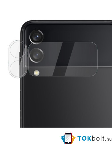 IMAK telefon kamera védő üveg Samsung Galaxy Z Flip3 5G típusú készülékhez - 1 db