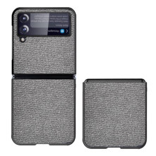 Bőr tapintású háttok Samsung Galaxy Z Flip3 5G készülékhez - SZÜRKE