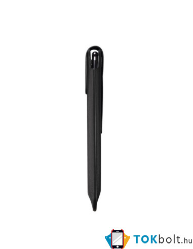 Valódi bőr 6.7 inches univerzális telefontok, övtok zárható füllel - FEKETE