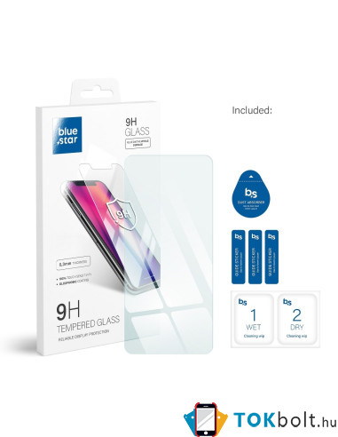 BlueStar 0.3 mm vékony előlapi üvegfólia Huawei P40 Lite készülékhez