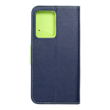 FANCY BOOK tok Xiaomi 11T / 11T Pro telefonhoz - KÉK-ZÖLD