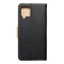 FANCY BOOK tok Samsung Galaxy A03s telefonhoz - FEKETE-ARANY