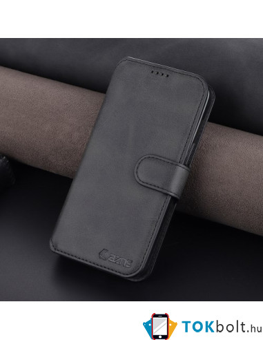 Oldalra nyíló tok Apple iPhone 13 Pro Max telefonhoz - FEKETE