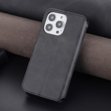 Oldalra nyíló tok Apple iPhone 13 Pro Max telefonhoz - FEKETE