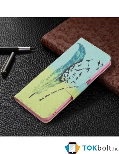 Oldalra nyíló mintás telefontok Oppo A16s telefonhoz - MADÁRTOLL