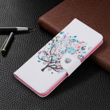 Oldalra nyíló mintás telefontok Oppo A16s telefonhoz - SZÍNES FA