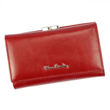 Pierre Cardin valódi bőr piros pénztárca - 14.5 x 9 cm - 06ITALY108