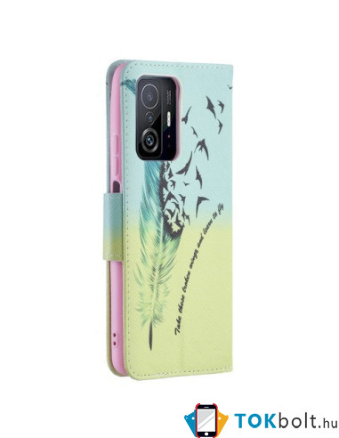 Oldalra nyíló mintás telefontok Xiaomi 11T telefonhoz - MADÁRTOLL