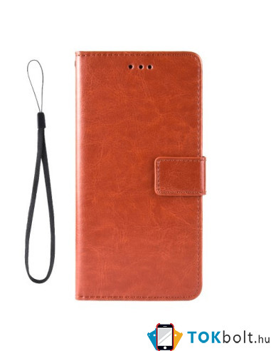 Oldalra nyíló tok Xiaomi 11T Pro telefonhoz - BARNA