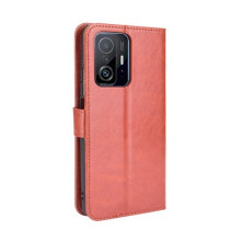 Oldalra nyíló tok Xiaomi 11T Pro telefonhoz - BARNA