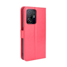 Oldalra nyíló tok Xiaomi 11T Pro telefonhoz - PIROS