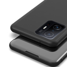 Flip telefontok átlátszó előlappal Xiaomi 11T készülékhez - ARANY