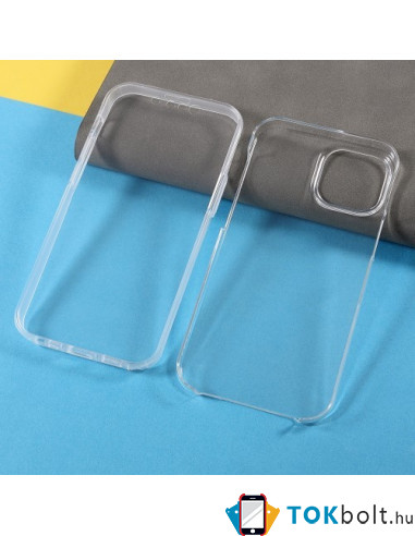 Elő és hátlapi TPU tok Apple iPhone 13 készülékhez - ÁTTETSZŐ