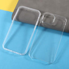 Elő és hátlapi TPU tok Apple iPhone 13 készülékhez - ÁTTETSZŐ