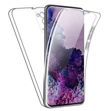 Elő és hátlapi TPU tok Samsung Galaxy S20 FE készülékhez - ÁTTETSZŐ