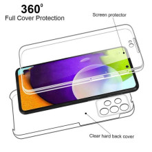 Elő és hátlapi TPU tok Samsung Galaxy A52 készülékhez - ÁTTETSZŐ