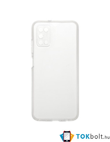 Elő és hátlapi TPU tok Samsung Galaxy A03s készülékhez - ÁTTETSZŐ