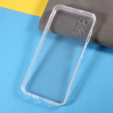 Elő és hátlapi TPU tok Samsung Galaxy A03s készülékhez - ÁTTETSZŐ