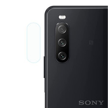 Telefon kamera védő üveg Sony Xperia 10 III típusú készülékhez - 1 db