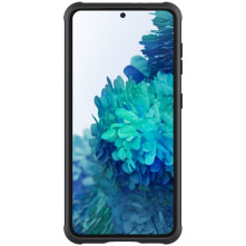 NILLKIN masszív tok kameravédővel Samsung Galaxy S21 készülékhez - FEKETE