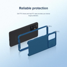 NILLKIN masszív tok kameravédővel Samsung Galaxy A52 4G/5G / A52s 5G készülékhez - KÉK