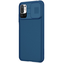 NILLKIN masszív tok kameravédővel Xiaomi Redmi Note 10 5G készülékhez - KÉK