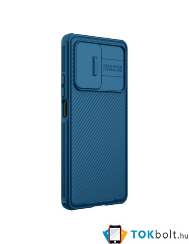 NILLKIN masszív tok kameravédővel Xiaomi 11T/11T Pro készülékhez - KÉK