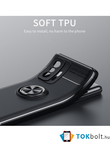 Xiaomi 11T / 11T Pro gyűrűs rugalmas tok - PIROS