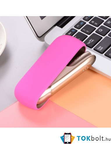 IQOS 3.0/IQOS 3 DUO elektromos cigaretta tartó tok - 12.8 x 4.5 cm - PINK