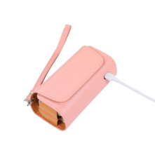 IQOS 3.0/ 3.0 Duo/ 3.0 Multi elektromos cigaretta tartó tok - 12 x 6.5 x 4.5 cm - RÓZSASZÍN