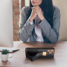 FORCELL kitámasztós bőr tapintású tok