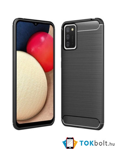 FORCELL CARBON iPhone 7/8/SE 2nd Gen (2020) telefontok - FEKETE